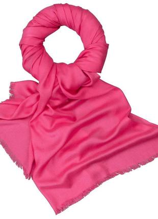 Шарф жіночий 100% віскоза однотонний рожевий lindenmann fare2536-0011 фото