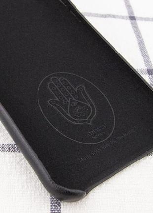 Кожаный чехол ahimsa pu leather case (a) для apple iphone 12 pro max (6.7")3 фото