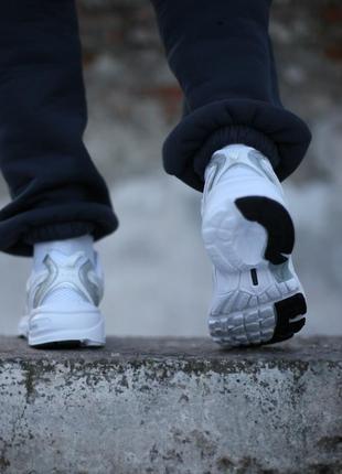 Женские кроссовки new balance 530 white silver New balанс беллые с моребряными вставками2 фото