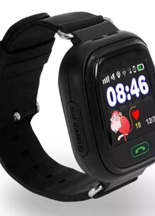 Смарт-часы детские uwatch q90 gps контроль звонки сообщения sos wi-fi