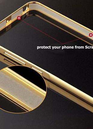 Чехол зеркальний для lenovo k5 note метал чорний на телефон леново