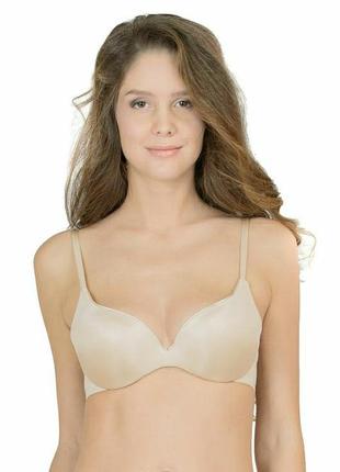 Бюстгальтер с формованной чашкой sielei 1368 гладкий мягкий телесного цвета сиелей2 фото