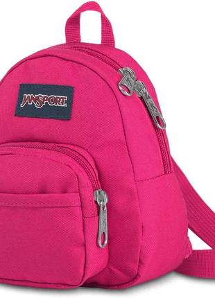 Женский рюкзак небольшого размера из полиэстера 10l jansport half pint малиновый