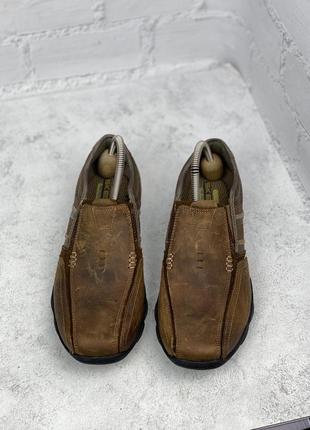 Мужские кожаные ботинки skechers2 фото