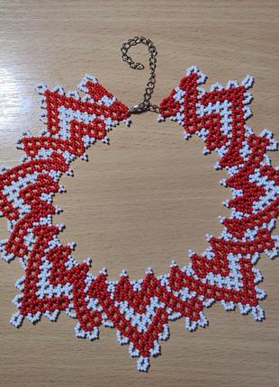 Силянка з бісеру, гердан, чокер, кольє, намисто