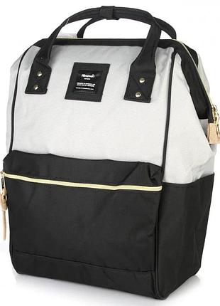Рюкзак сумка водонепроницаемый женский городской 9001-11 black/grey