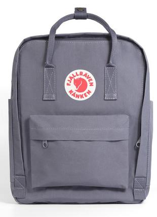 Рюкзак міський fjallraven kanken сірий 16l