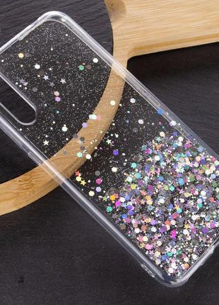 Tpu чехол star glitter для huawei y8p (2020) / p smart s2 фото