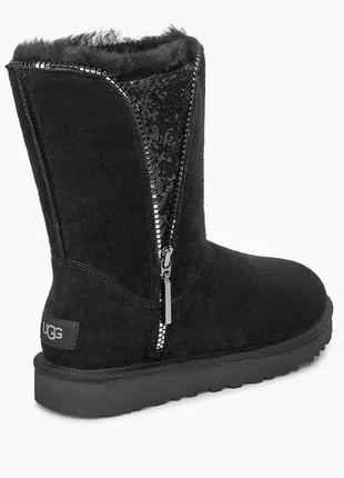 Ugg  classic zip boot 1103764. цвет black. размер 8 us6 фото