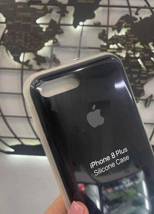 Чохол silicone case для iphone 7 plus/iphone 8 plus,якісний чохол з мікрофіброю для айфон 7 плюс/8 плюс2 фото