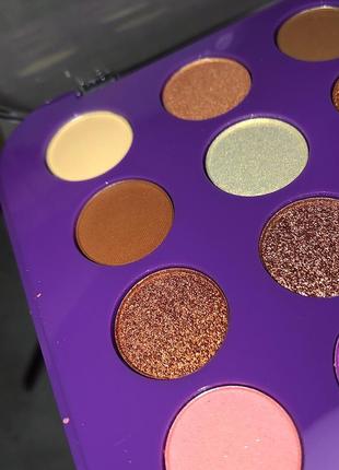 Палетка набор теней и хайлайтеров для лица lcf de provance glam face palette тени для век блестящие матовые коричневые фиолетовые нюдовые нюд3 фото