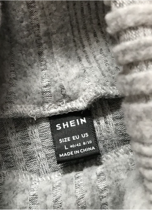 Тепленький эластичный, свитер гольф от shein. 38/40 евро4 фото