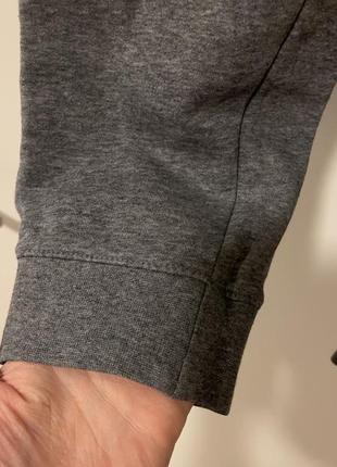 Стильные домашние базовые теплые женские спортивные серые брюки nike m.3 фото