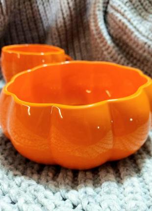 Салатница пиала тыква