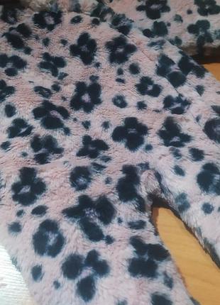 Нереально классный плюшевый меховый разовой комбинезон для девочки fred&amp;flo!...