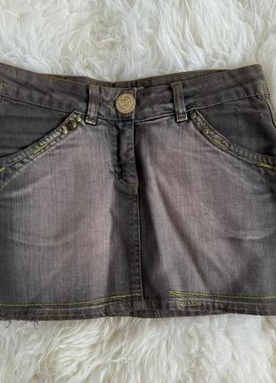 Мини-юбка джинсовая gucci1 фото