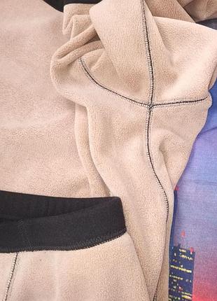 Зимнее термобелье мужские берберские флисовые базовые слои толстые длиные кальсоны...