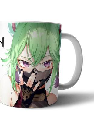 Кружка pixxa «genshin impact kuki shinobu» 330 мл