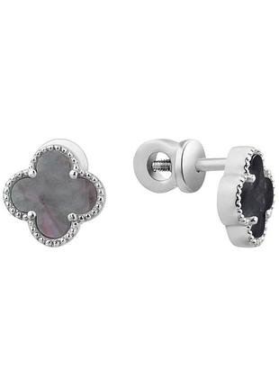 Серебряные серьги с перламутром s123-91