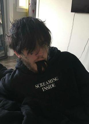 Худі «screaming inside» unisex