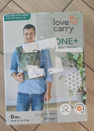 Рюкзак ергономічний love&carry one+ baby carrier