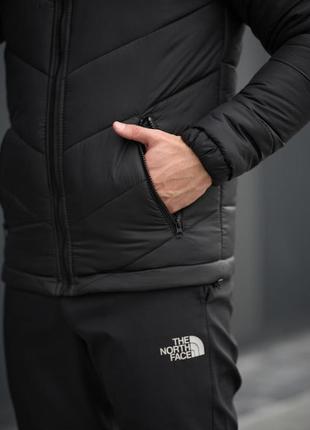 Куртка tnf черная5 фото