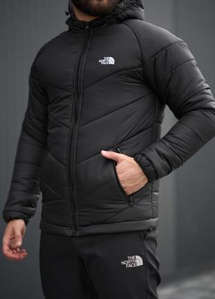 Куртка tnf черная4 фото