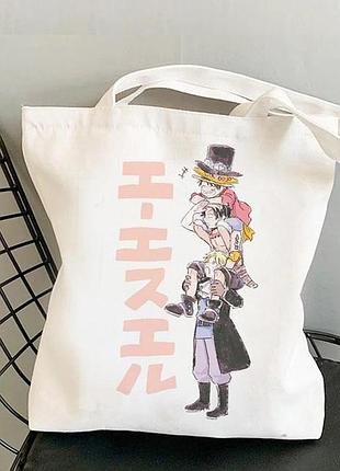 Шоппер с принтом one piece
