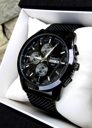 Классические мужские наручные часы rolex / ролекс: чёрный цвет.3 фото