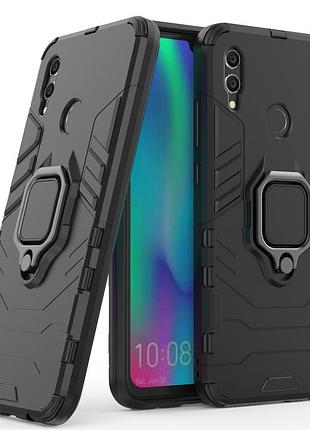 Чохол ring case для huawei p smart 2019 / 51093fta броньований бампер з кільцем чорний