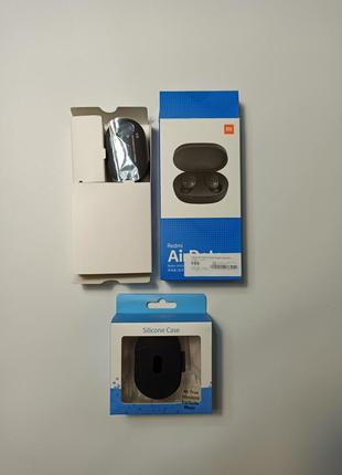 Навушники xiaomi redmi airdots 2 (оригінал) + силіконовий кейс у комплекті8 фото