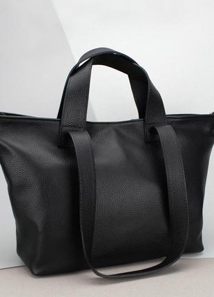 Сумка шопер жіноча шкіряна virginia conti 02771 велика