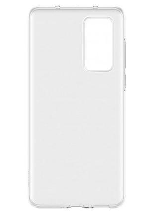 Чехол clear case для huawei p40 pro transparent (original 100%)4 фото