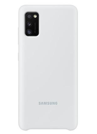 Чохол silicone cover для samsung galaxy a41 (a415) white (original 100%)