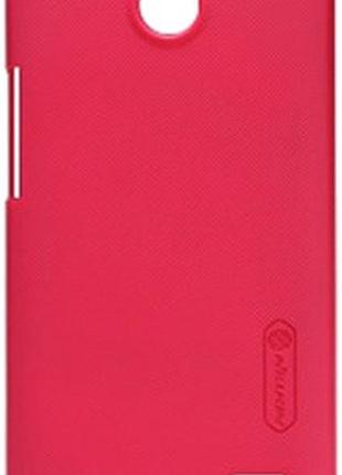 Чехол nillkin super frosted для lenovo a820 bright red + защитная плёнка