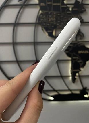 Чехол silicone case с микрофиброй для iphone 11, качественный чехол для айфон 11(цвет белый)8 фото