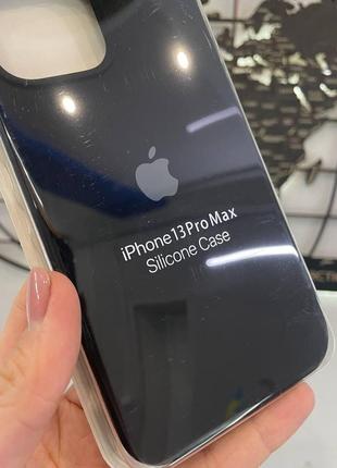 Чехол silicone case с микрофиброй для iphone 13 pro max, силиконовый чехол с микрофиброй для айфон 13 про макс3 фото