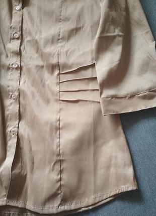 Женская рубашка стрейч на пуговицах uniti, сша, размер s/м6 фото