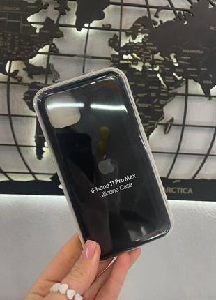 Чехол silicone case с микрофиброй для iphone 11 pro max,качественный чехол для айфон 11 про макс