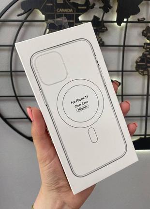 Прозорий чохол із підтримкою magsafe для iphone 11,чохол магсейф для айфон 11