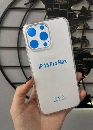 Чехол tpu virgin для iphone 15 pro max,прозрачный чехол на айфон 15 про макс