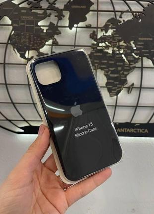 Чехол silicone case с микрофиброй для iphone 13,силиконовый чехол для айфон 131 фото