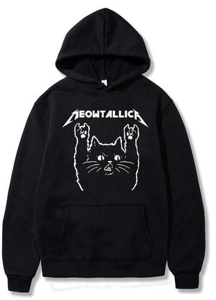 Худи «meowtallica» unisex