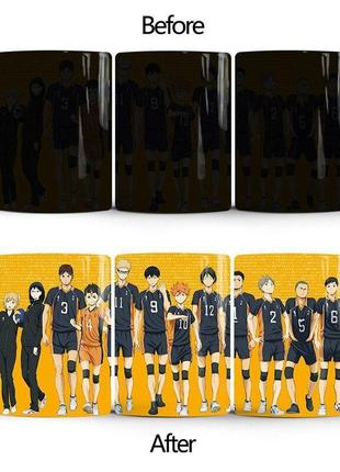 Кружка хамелеон «haikyu!!» 330 мл