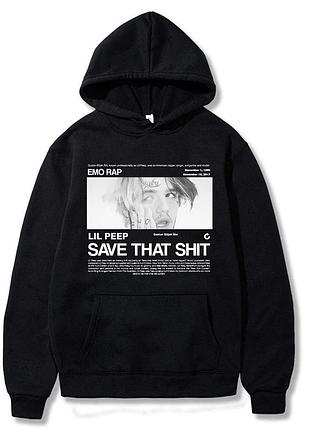 Худи «lil peep» unisex