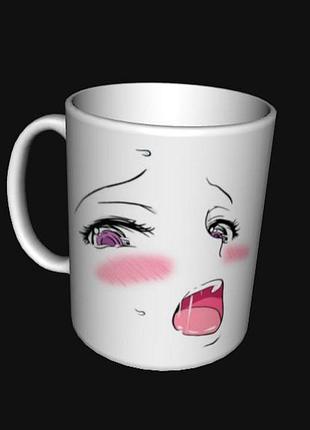 Чашка аніме подарунок кухоль ахегао ahegao