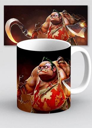 Кружка мем pudge пудж dota 2 330 мл