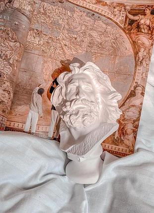 Гіпсовий маленький бюст лаокоон 17 см