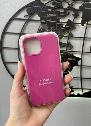 Чехол soft case для apple iphone 13 mini,чехол с микрофиброй для айфона 13 mini