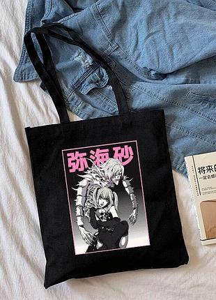 Шоппер аниме с принтом death note
